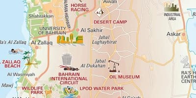 Mapa de l'arbre de la vida Bahrain