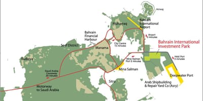 Mapa de Bahrain 2030