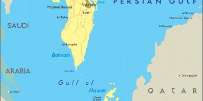 Mapa de Bahrain fora de línia