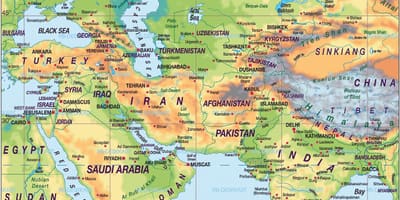 Mapa de Bahrain mapa atles mundial